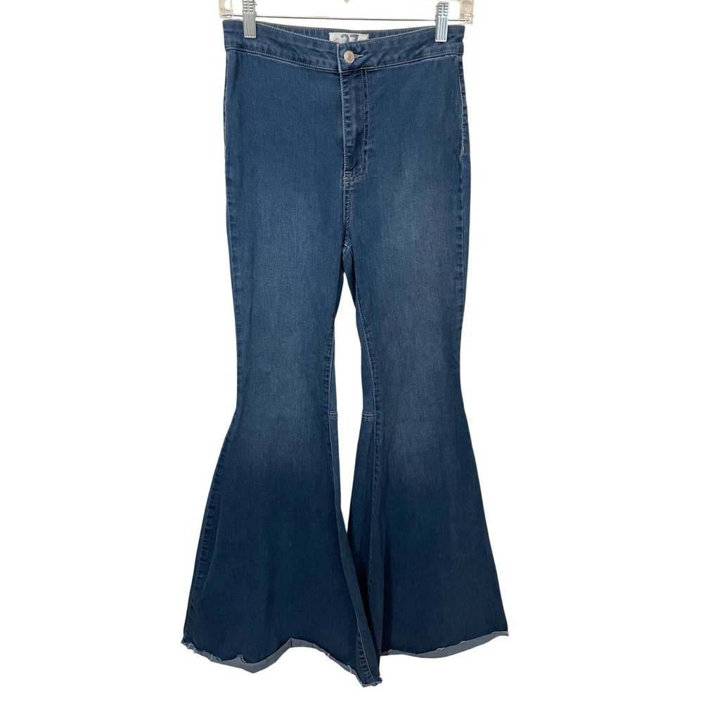 Free People We The Free Just Float On Bell Bottom Flare Jeans Size 27